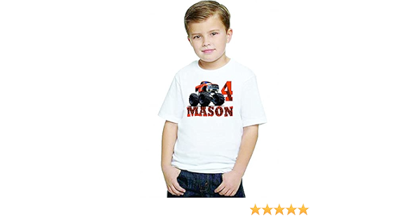 Birthday T Shirt Monster Truck Custom 