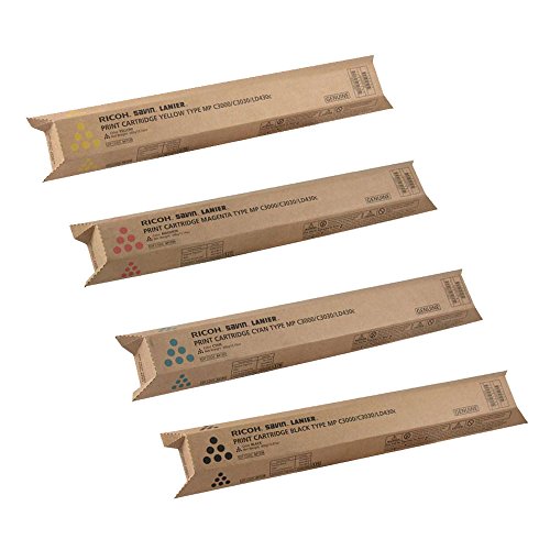 Ricoh 841338, 841339, 841340, 841341 Standard Yield Toner Cartridge Set - Ricoh Aficio MP C2500