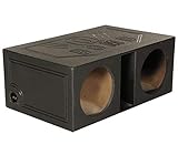 QPower QBOMB12VL 12" Dual Vented Ported Car Subwoofer Sub Box Enclosure