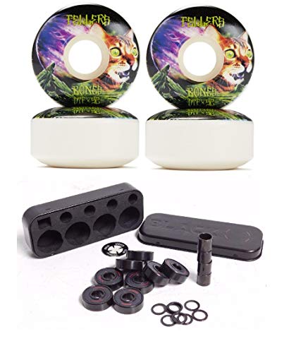 Bones STF Fellers Galaxy Cat 52mm V3 Skateboard Wheels + Ind