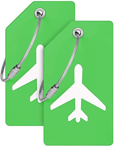 Amazon.com: Leather Luggage Tags Travel ID Labels for Suitcase Bag Red 4 Pcs Set by BONWORL ...