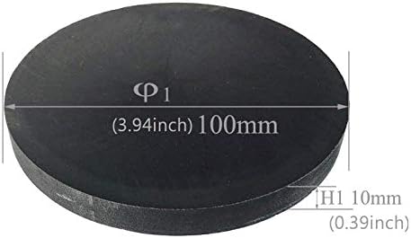 LLF 99.9% Purity Graphite Ingot Block EDM Graphite Plate Milling Surface (100MMx10MM) - Image 3