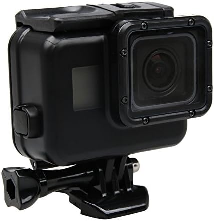 KDTD 2 in 1 for GoPro HERO5 Touch Screen Back Cover + 45m Waterproof Housing Protective Case(No Need to Disassemble Lens When Installed) with Buckle Basic Mount &amp; Lead Screw (Black)