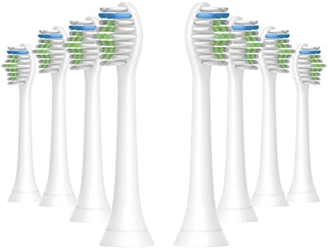 VINFNAY Replacement Toothbrush Heads for Philips Sonicare Essence+ DiamondClean, Plaque Control, Gum Health, FlexCare Series, HealthyWhite,EasyClean,HydroClean,PowerUp,8 Pack