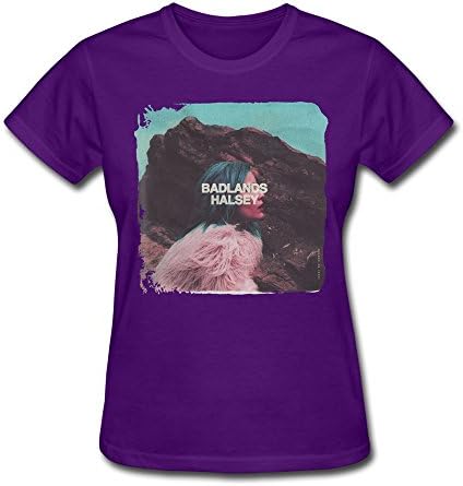SIANDA Women's Halsey Badlands Album T-Shirts Size L Purple