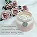 Natural Soy Wax Scented Candle, Aromatherapy Jar Candle, Fragrant Candle, Rosa, Pink, Relax & Fresh air, 1 piecethumb 1