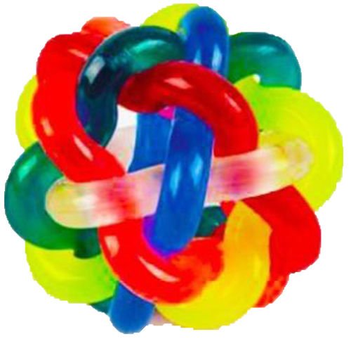 2013 Pack 3 3" WIBBLY BALL bird parrot cat dog kid toy party favor bouncing craft game