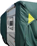 Maypole Caravan Cover 4.1M Breathable 4-Ply Green Fits 5M-5.6M view 2