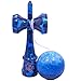 Full Blue Ocean Marble Kendama And Extra String