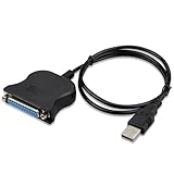 KINGMAS USB to DB25 IEEE-1284 Parallel Printer Adapter Cable