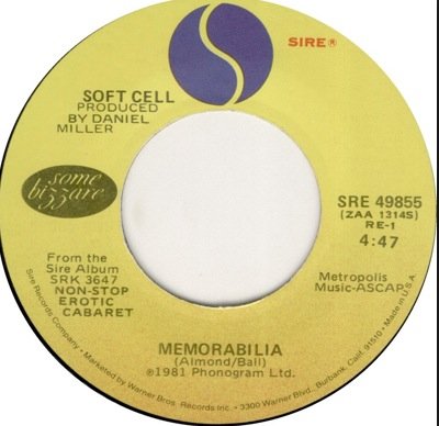 Soft Cell - Tainted Love / Memorabilia 45 Rpm Single - Zortam Music