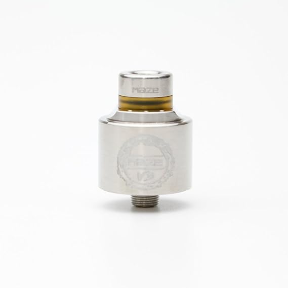Amazon Hcigar Maze V3 Rda アトマイザー Vape メイズ Bfピン ボトムフィーダー Silver Vape Steez アトマイザー