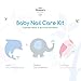 Little Martin’s Baby Nail Care Kit (4 pcs) - 2x Nail Scissors and 1x Nail Clipper with Magnifier - Grooming Manicure Pedicure Set for Newborns Infants Toddlers and Kids - Safe Precise - BPA-Free
