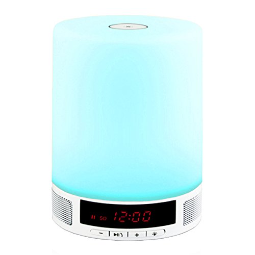 Volare-HK Dimmable Touch Control LED Night Lights with Bluetooth 4.0 Speaker