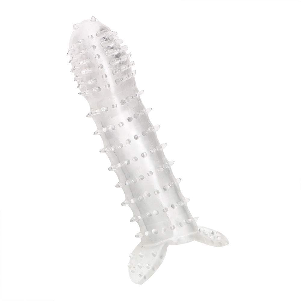 Pen!s Sleeve Delayed Ejaculation Enlargement Men Chastity Cock Sleeve Reusable