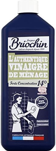 Briochin - Vinaigre de m{nage authentique, multi-surfaces, 100% naturel - Le flacon de 1L - (for multi-item order extra postage cost will be reimbursed)