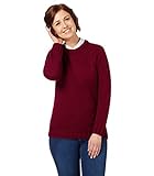 Wool Overs Women's Crew Neck Fisherman Sweater