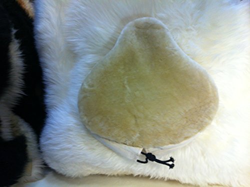 Sheepskin Exercise Bike, Bicycle Seat Cover (Tan)