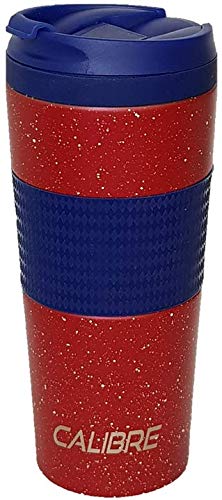 Kinetic (Calibre) by Happy Earth (400ml, Double Wall high Grade Stainless Steel Travel Mug, Vacuum Insulated, Spill Proof lid, BPA Free)