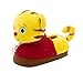 Daniel Tiger Toddler Boys Girls Plush 3D Daniel Head Slippers (7-8 M US Toddler, Yellow/Red)