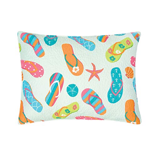 C&F Home Flip Flop Life 2 Piece Twin Quilt Set Coastal Tropical Beach