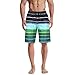 Leadmall Mens Summer Swim Trunks – Casual Colorful Strip Athletic Beach Shorts with Drawstring – Loose Fit Short Pants Beachwearthumb 1