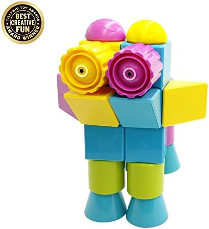 Magnetic Blocks, magnetic toys Building Blocks  Magnet Tiles stick Kits For Kids Boys and Girls 29 Piece