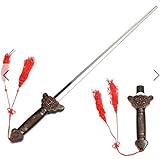Super Sword Swallowing Illusion Close Up Street Magician Real Magic Trick Props by Completestore