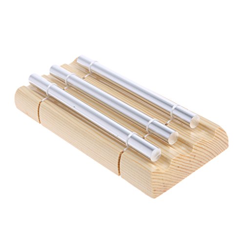Misright Creative Wooden Percussion Trio Chime Solo Musical Instruments Meditation Relaxation