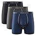 DAVID ARCHY 3 Pack Men's Ultra Soft Mesh Quick Dry Sports Underwear Breathable Boxer Briefs