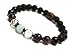 Lava and Gemstone Aromatherapy Wellness Bracelet for Positive energy, Mental Well-being, Focus, Clarity, Sleep Aid, Stress Relief, Amethyst,Oil Diffuser/Fast Shipping