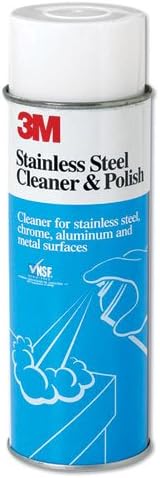 3M Stainless Steel Cleaner & Polish, Lime Scent, Foam, 21 oz. Aerosol Can