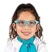 Hip Hop 50's Shop Kids Cat Eye Glasses (Child/Youth, Teal)