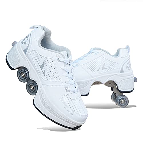 Parkour Shoes Foldable Skating Shoes Quad Roller Skates For Women