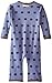 L'ovedbaby Unisex-Baby Newborn Organic Long-Sleeve Overall, Slate Cloud, 6-9 Months