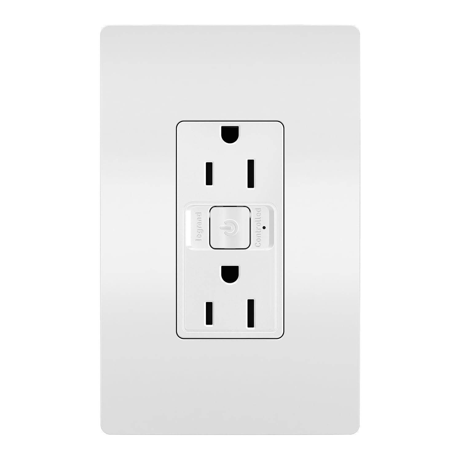 Photo 1 of Legrand Radiant® Wi-Fi Matter Smart Outlet 15A, Effortless Setup, Enhanced Compatibility with Apple HomeKit, Google Home, Alexa & SmartThings, Easy Wi-Fi Connectivity with Matter, Pack of 1