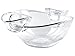 Estilo Chips and Dips Snack Bowl Set, Clear