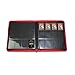 BCW Supplies 12-Pocket Z-Folio LX Trading Card Albums, Red
