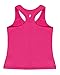 Prince Girl's Racer Back Athletic Stretch Tennis Tank Top, Pink, Large