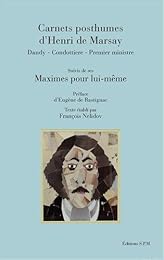 Carnets posthumes d'Henri de Marsay