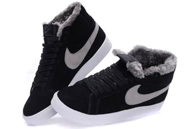 nikes with fur