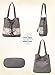 liujingjing Retro Printing Casual Canvas Tote Bag Handbag Shoulder Bag for Women Girls Ladies Beach School Travel Bag Roomy Purse