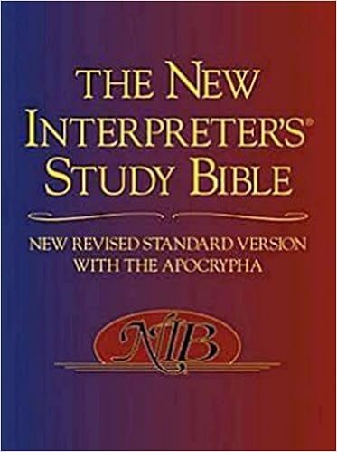 The New Interpreter'S Study Bible: New Revised Standard Version With The Apocrypha (9780687278329)