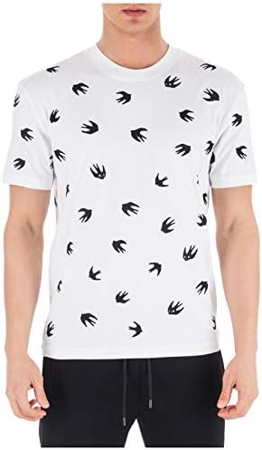 McQ Alexander McQueen Men t-Shirt Swallow Bianco