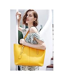 BOSTANTEN - Bolso de mano de piel auténtica para mujer