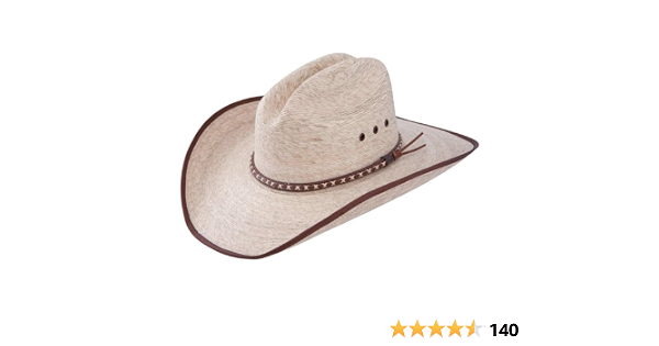 Mexican Palm Straw Cowboy Hat at Amazon 