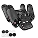 PECHAM DualShock 4 Dual Charger Dock Mini PS4 Controller Charging Station With LED Indicator Black