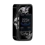 Skin Decal Vinyl Wrap for Smok X-Priv 225W TC Kit Vape skins stickers cover/glowing Skulls in Smoke
