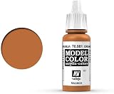 Vallejo Model Color Acrylic Paint Orange Brown 17 ml Eyedropper Bottle view 2