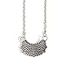 Dissent Pins RBG Dissent Collar Gold Necklace - I Dissent Pendant Necklace - Ruth Bader Ginsburg's Dissent Collar - Necklaces for Women, Silvertone, 16